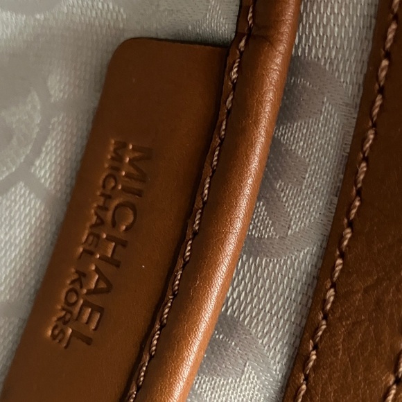 New michael kors hamilton canvas striped large north south tote bag stripe blue - Picture 13 of 15